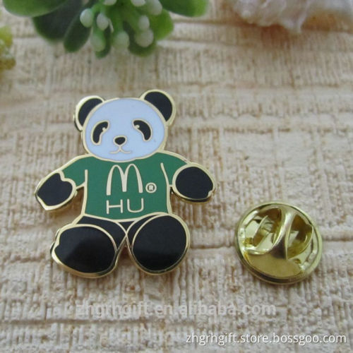 Best Selling Panda Lapel Pin Custom Made Metal Badge